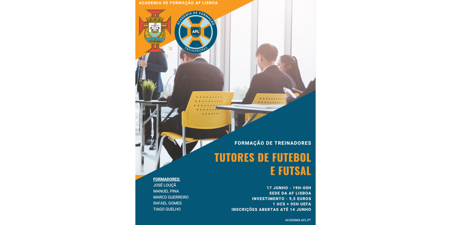 Formação de Tutores de Futebol e Futsal